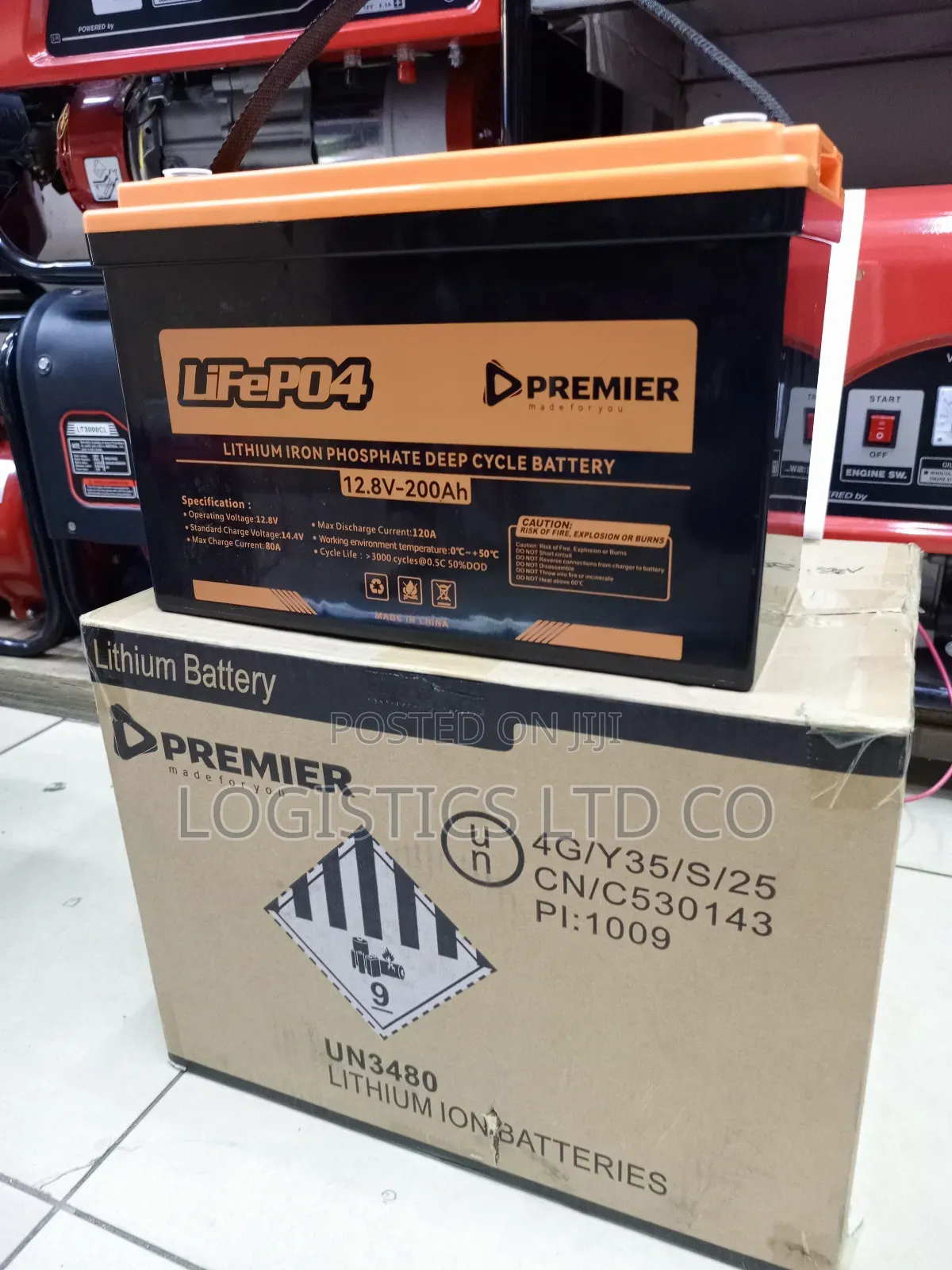 Premier Lifepo4 Lithium Iron Phosphate Battery 200ah 12.8v
