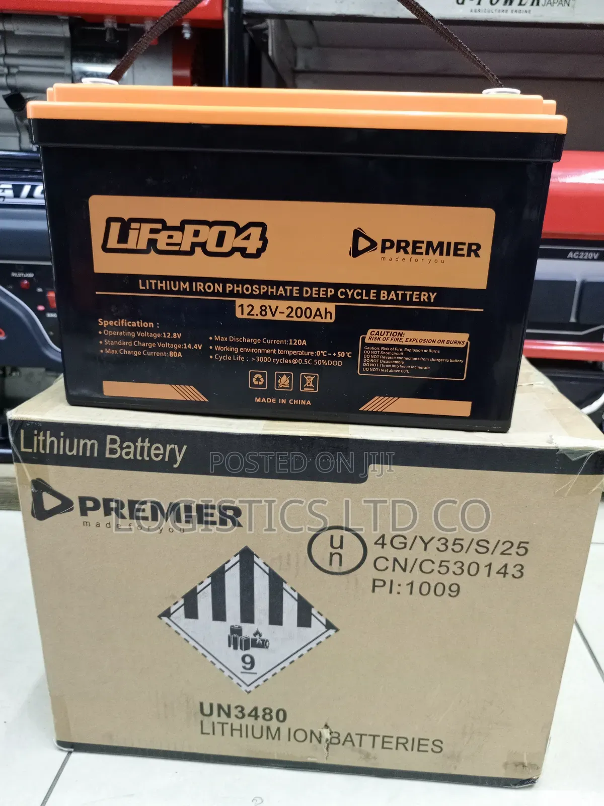 Premier 12v 200ah Lithium Iron Phosphate Battery Original