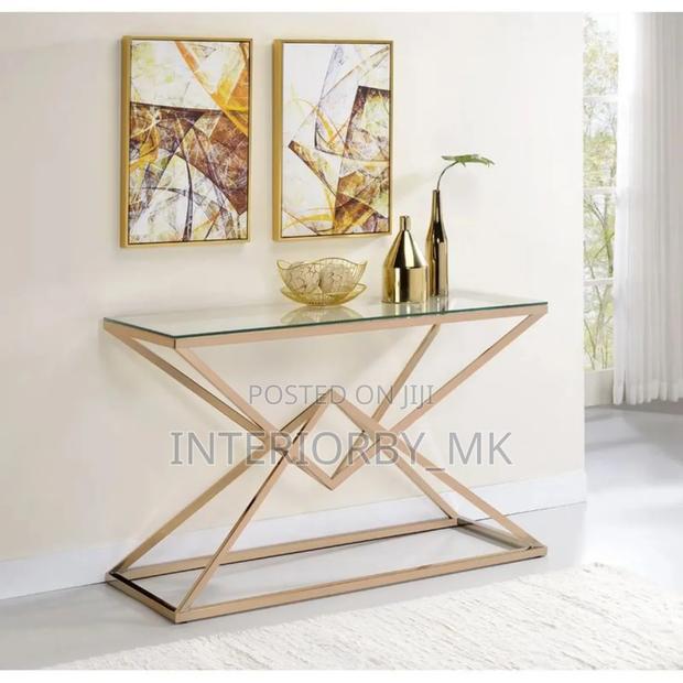 Glass Console Table