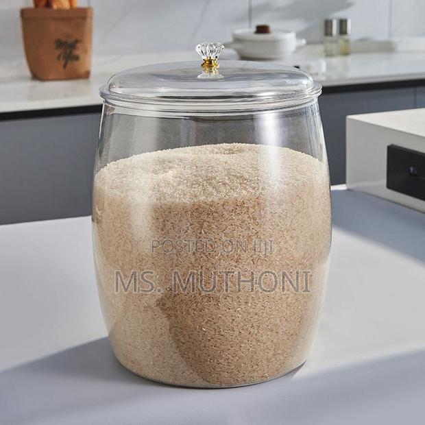 4l. Airtight Transparent Cereal / Candy Storage Container - main view