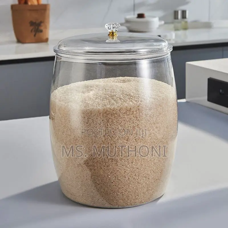 4l. Airtight Transparent Cereal / Candy Storage Container