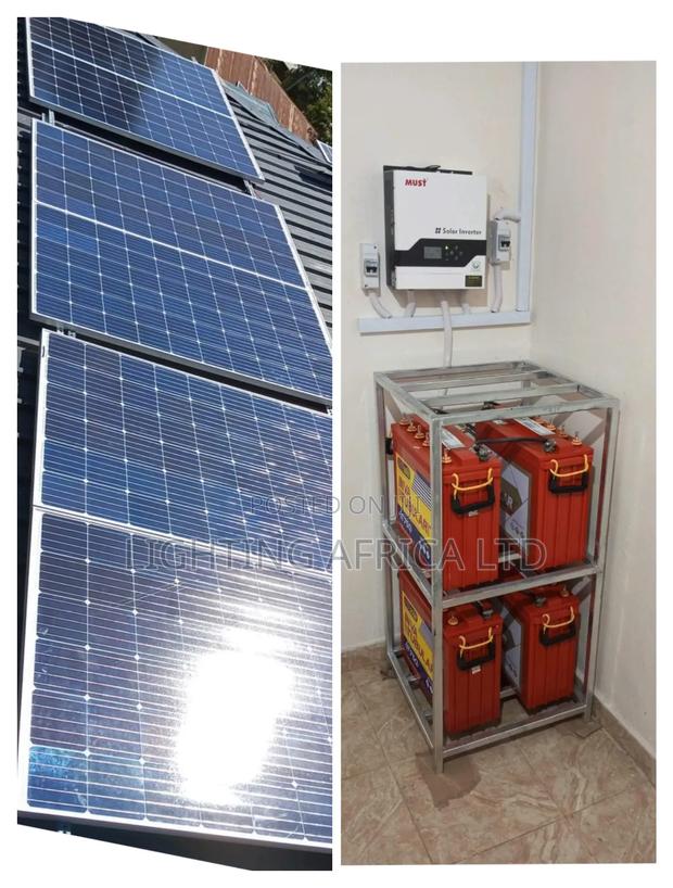 5.5kva Must Inverter + (4)220ah Batteries + (6) 650w Solar