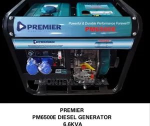 Premier Open Diesel Generator 6.6kva