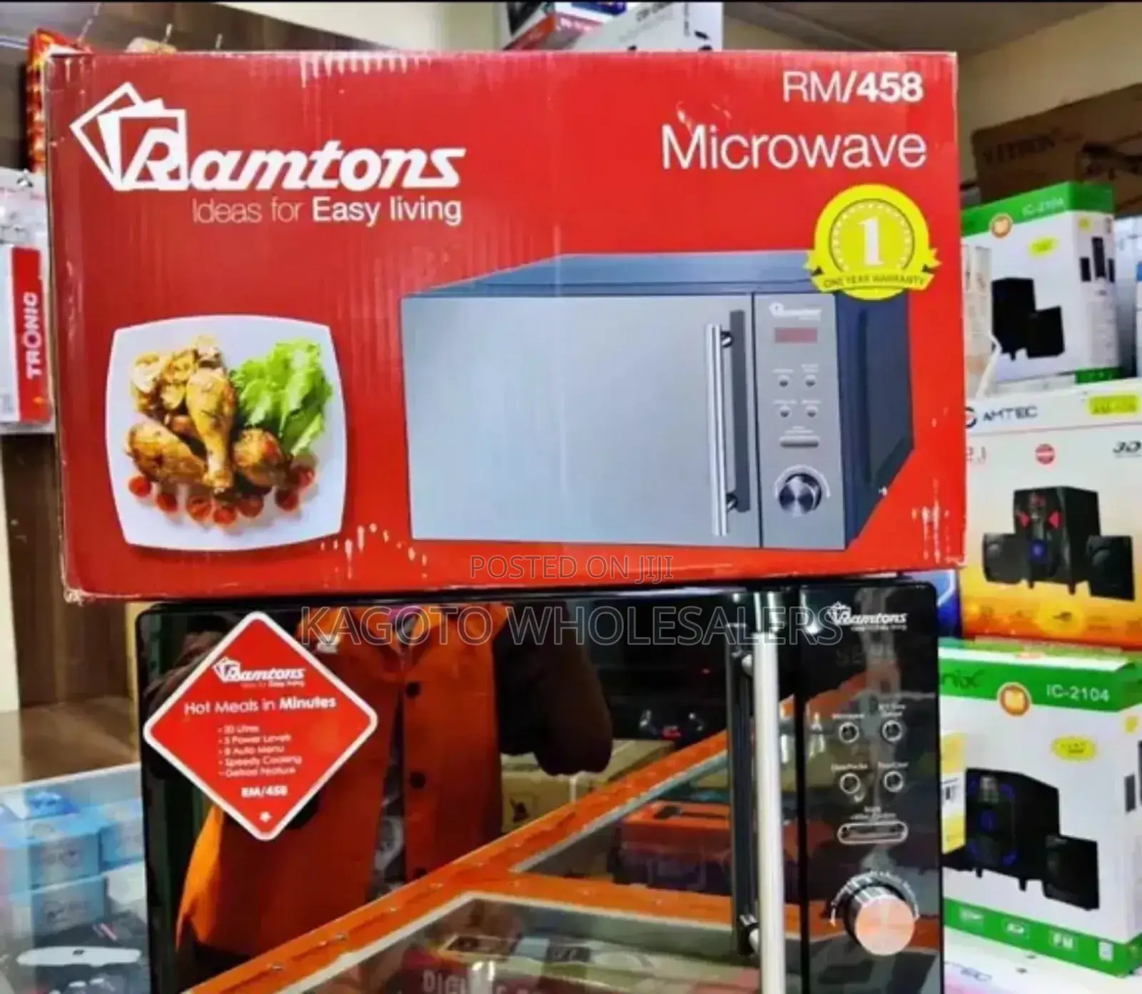 Ramtons 20litres Microwave Oven (1 Yr Warranty) R458