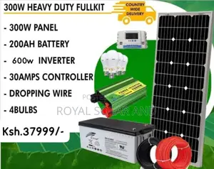 300w Heavy-Duty Solar Fullkit