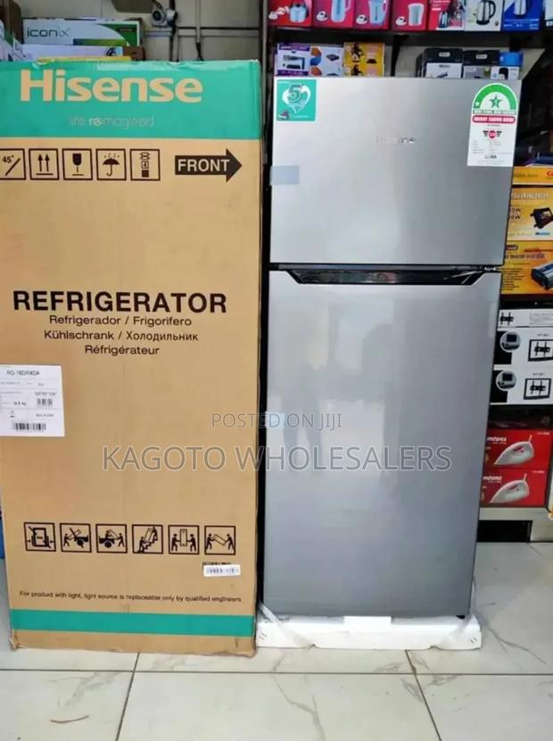 Hisense 205 Litres Two Door Refrigerator (Silver) Hs205/L