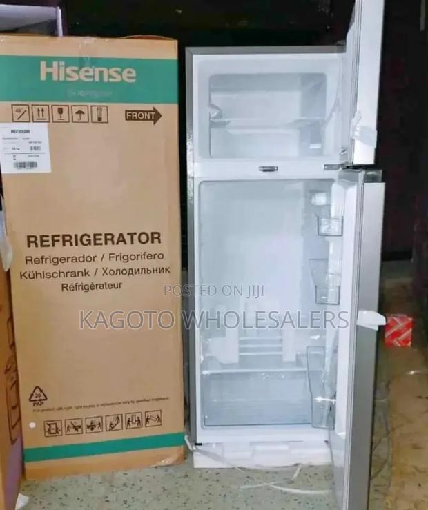 Hisense 205l Double Door Refrigerator (Silver) Hs205/L