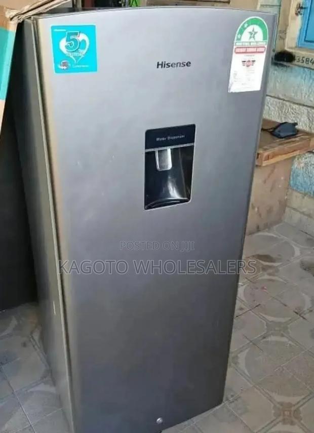 Hisense 176litres 2 Door Fridge + Dispenser (Silver) Hs176/L