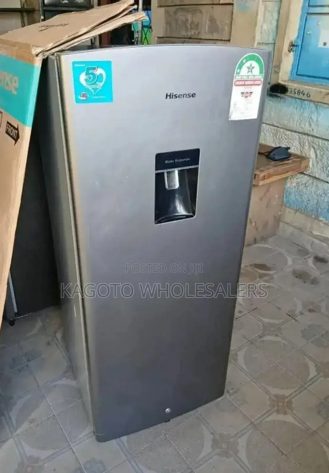 Hisense 176l 2 Door Fridge + Dispenser (Silver) Hs176/L