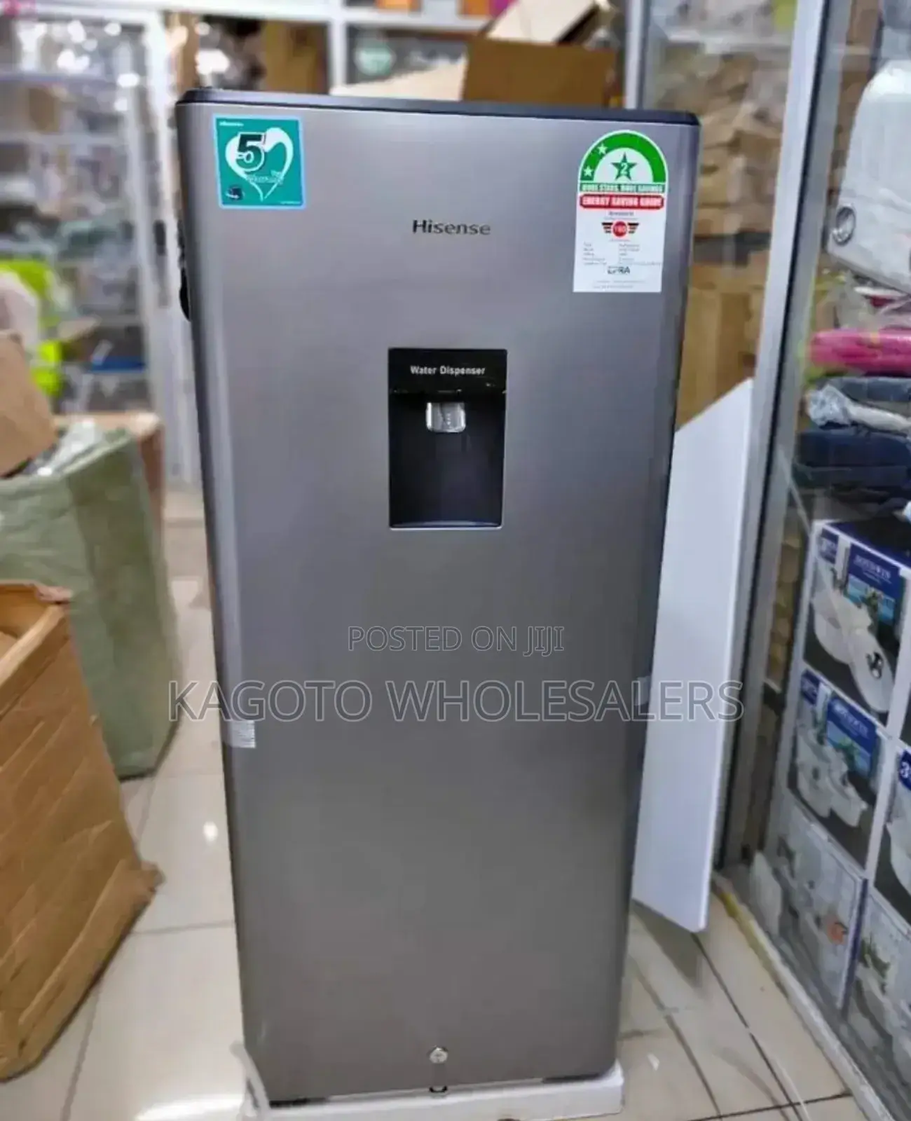 Hisense 176litres 2 Door Fridge + Dispenser Hs176/L