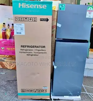 154l Hisense Double Door Refrigerator (Silver) Hs154/L