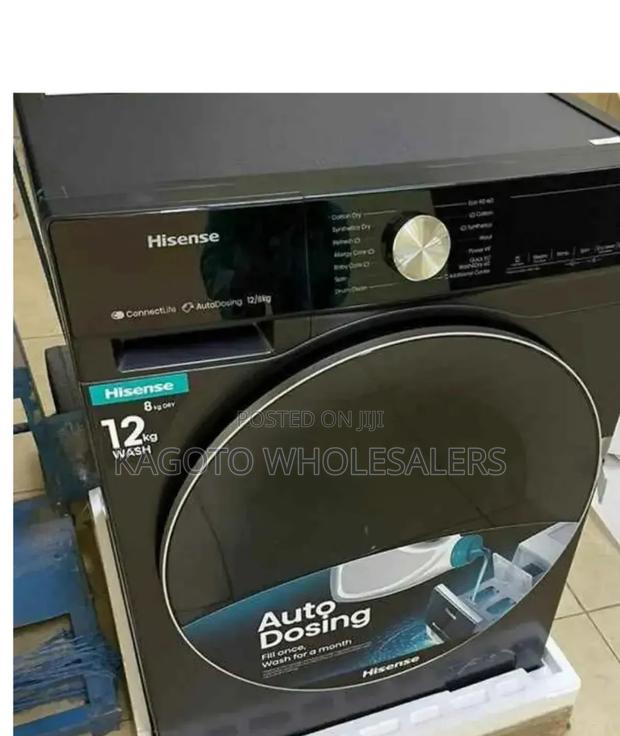 12kg Hisense Front Load Wash Spin Washing Machine Hm12d - main view