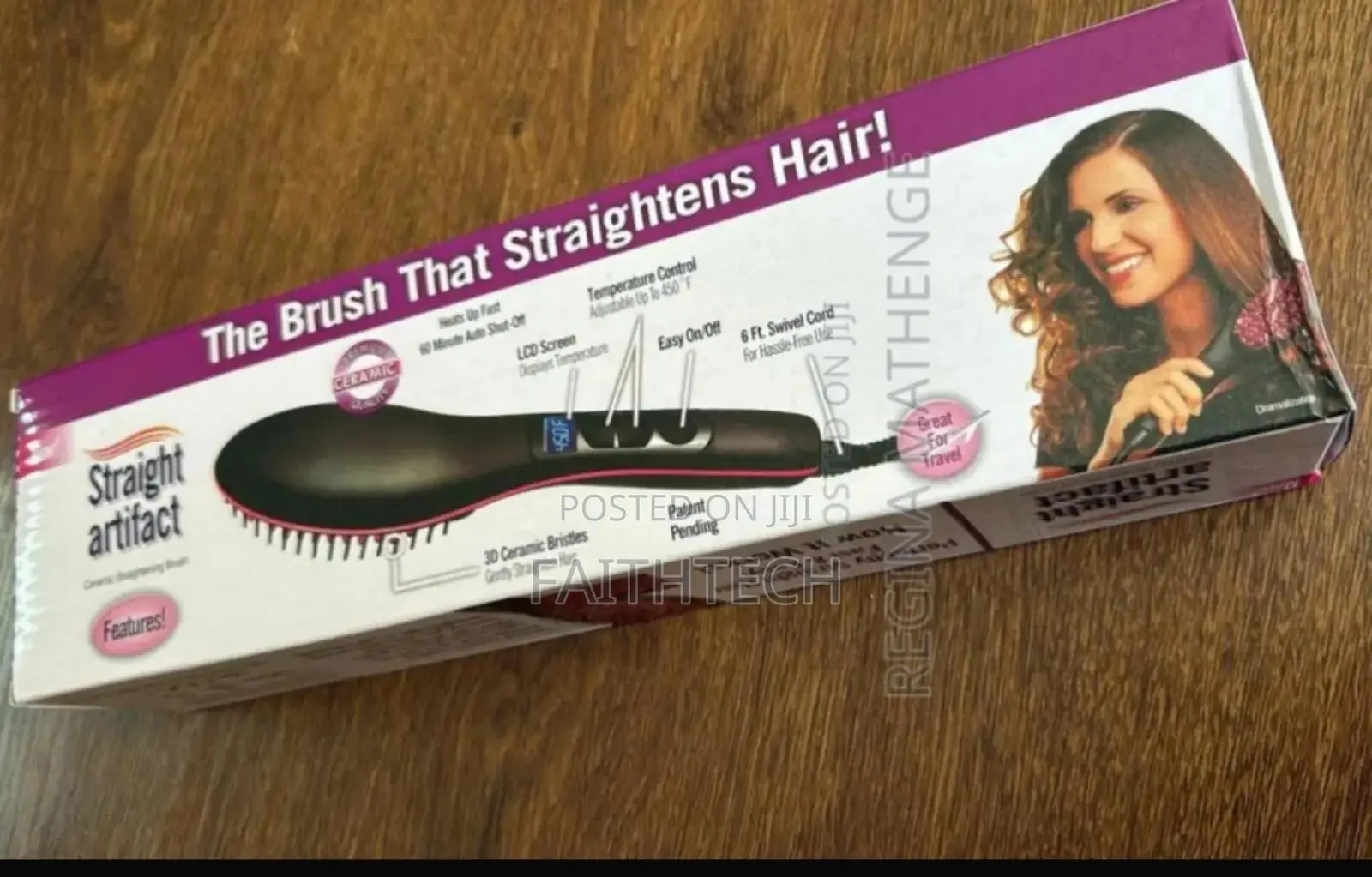 Brush Flat Iron /Hair Straightener