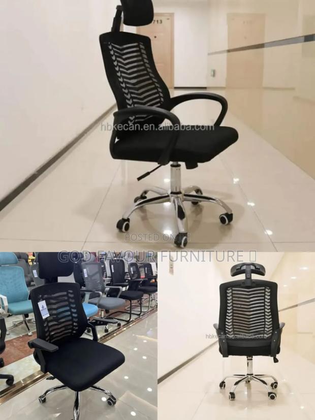 Swivel Adjustable Office Chair With Headrest Gfx8