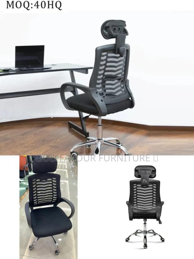 Modernised Headrest Office Chair With Armrests Hj9m