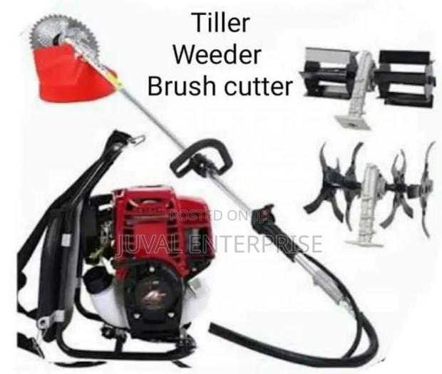 4 in 1 Brush Cutter Machine With Tiller and Weeder