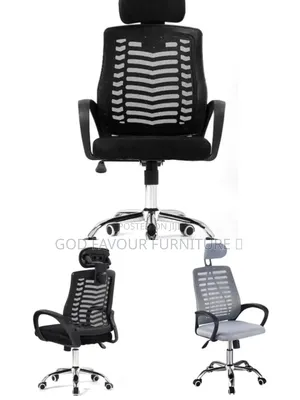Quality Black Headrest Office Chair With Armrests Vs8zj