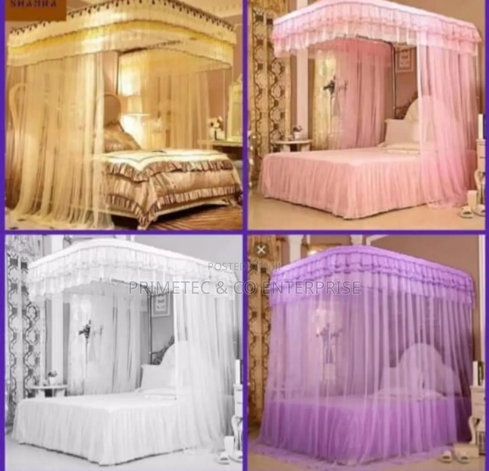 Two Stand Mosquito Nets With Rails