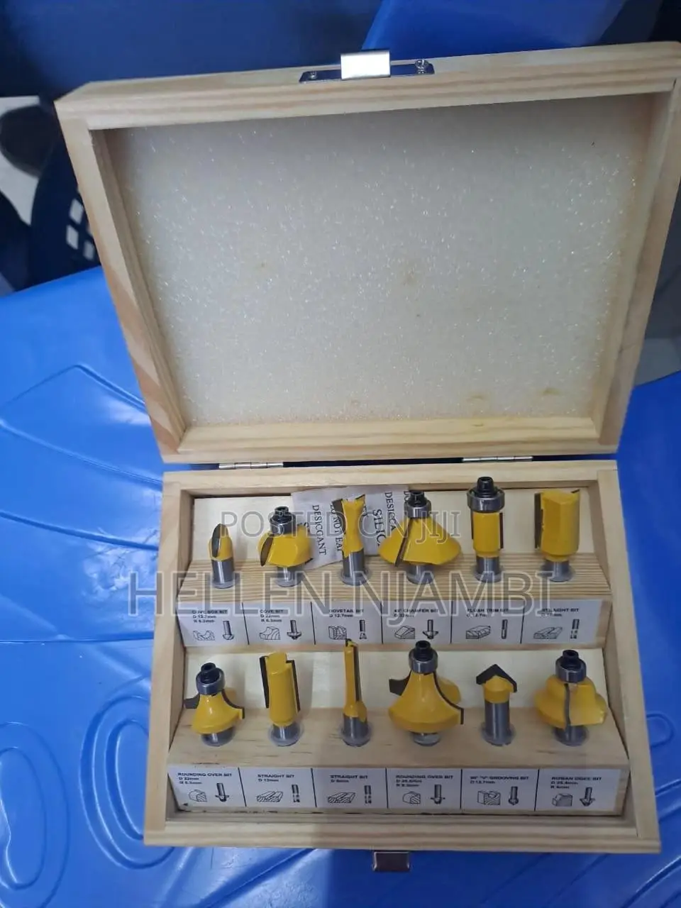 Wood Router Bits 8mm- 12pcs