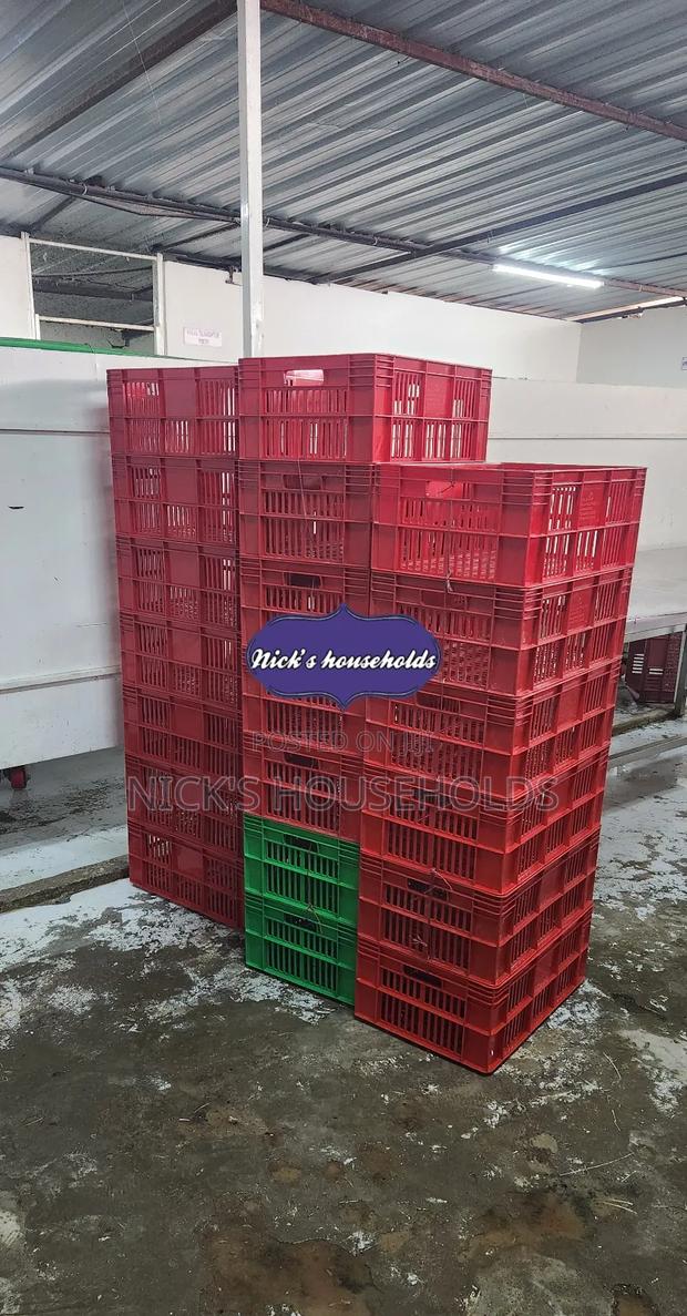 Chicken Plastic Crates, Crates for Chicken Transportation - main view
