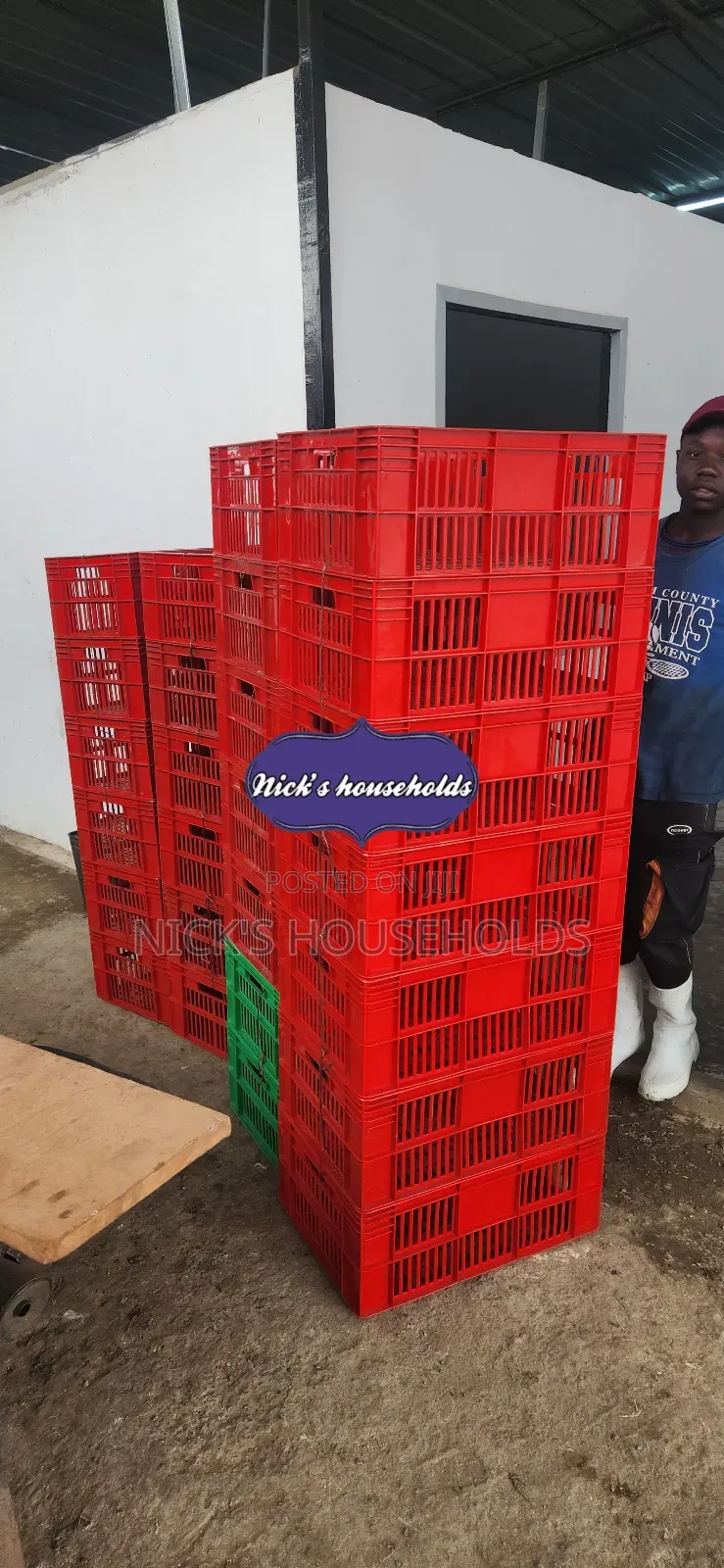 Slaughter House Plastic Crates