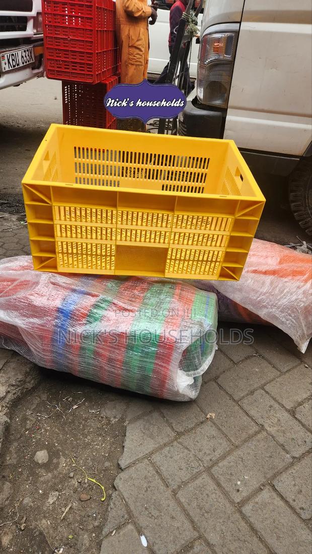 Yellow Extra Large Plastic Crates
