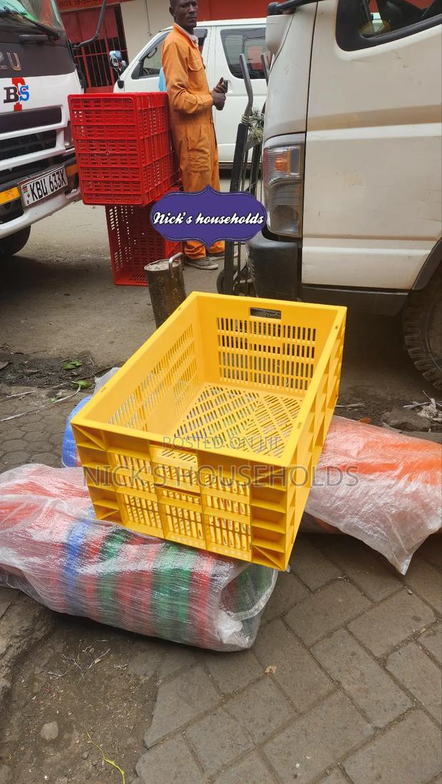 Durable Plastic Crates, Crates for Transport of Foods