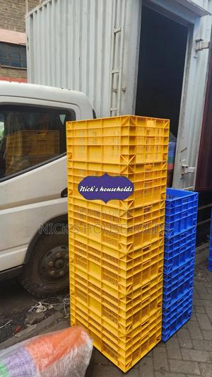 Extra Large Closed Polystack Plastic Crates - thumbnail 2