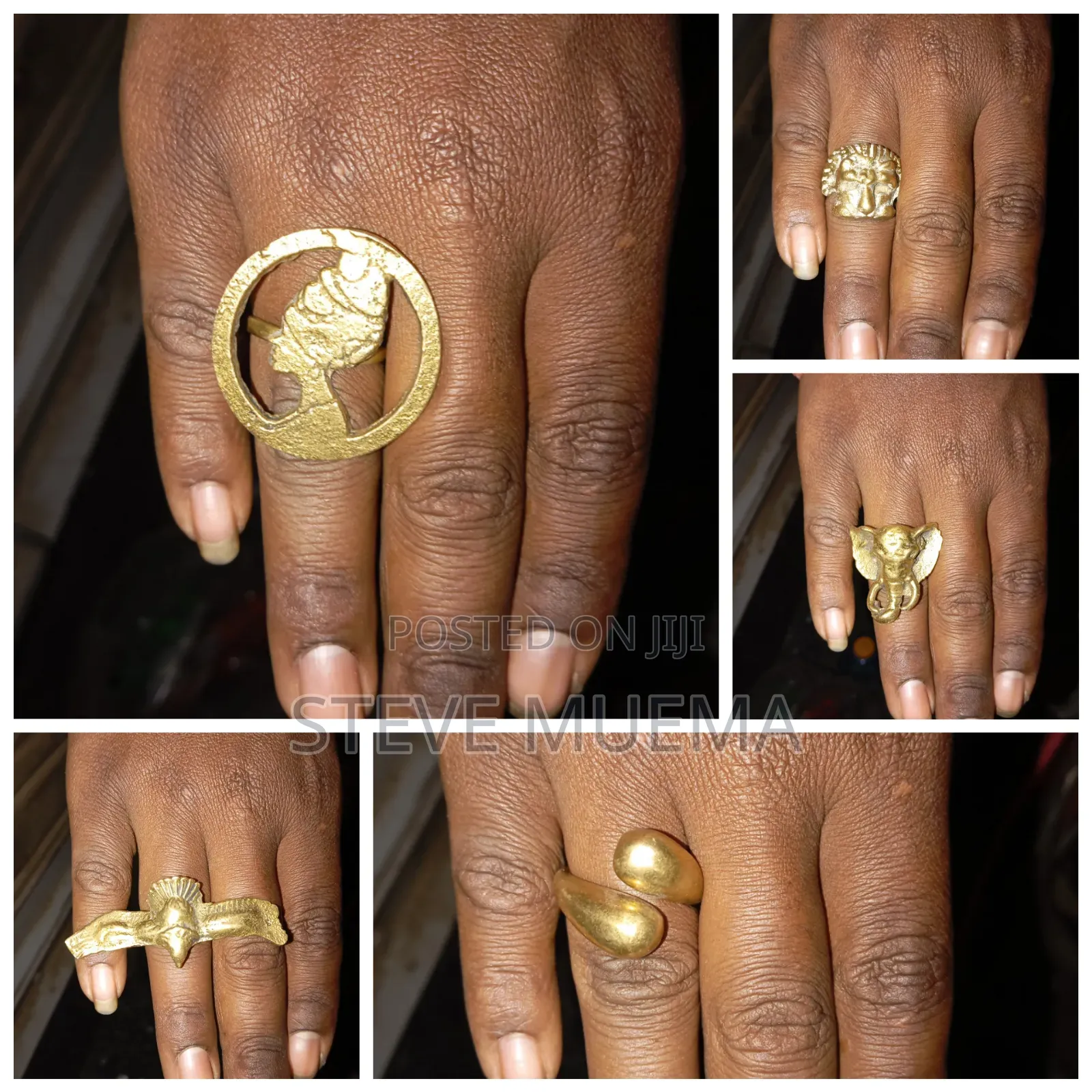 Pure Brass Rings.