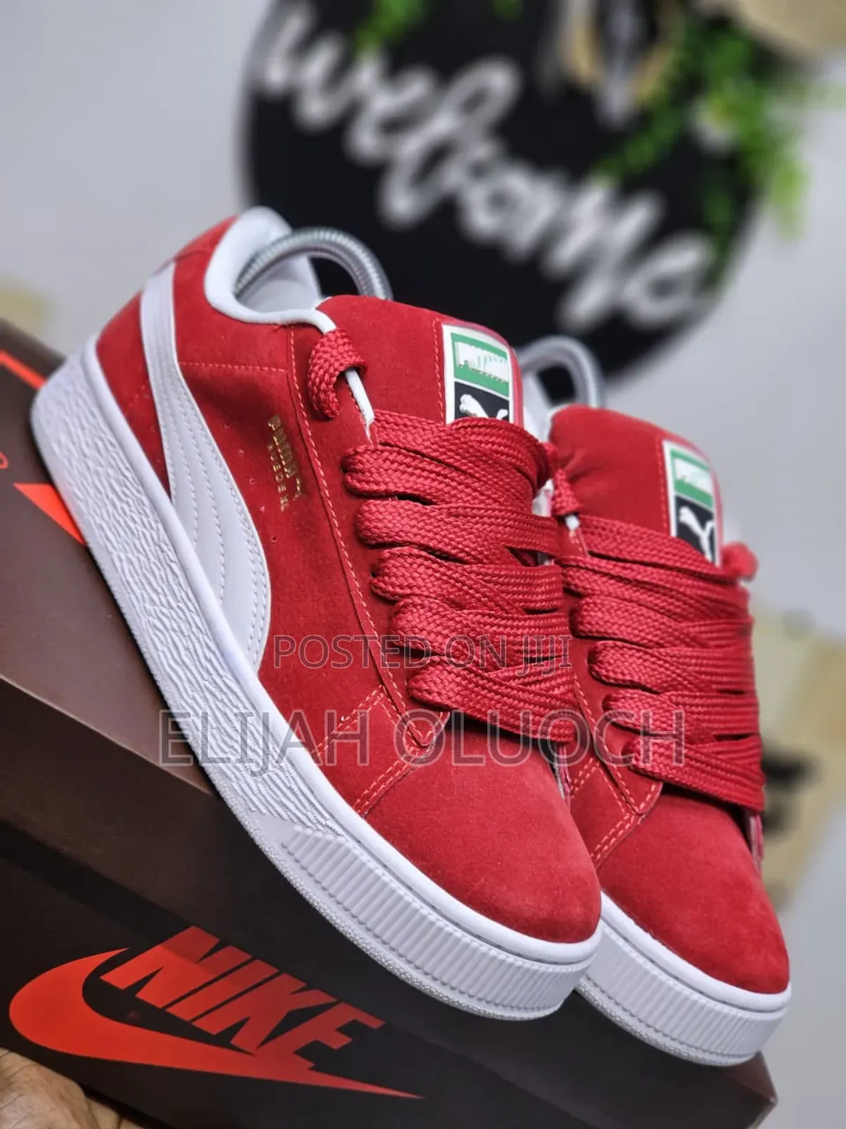Puma Sued Xl Pure Red Shoes