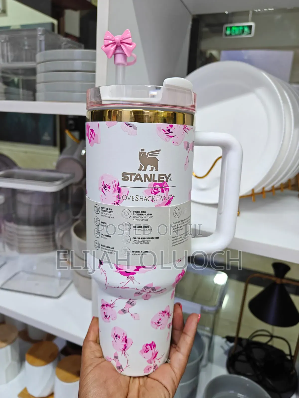 Original Love Shark Floral Stanley Mug