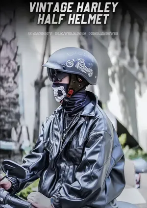 Vintage Half Face Helmet