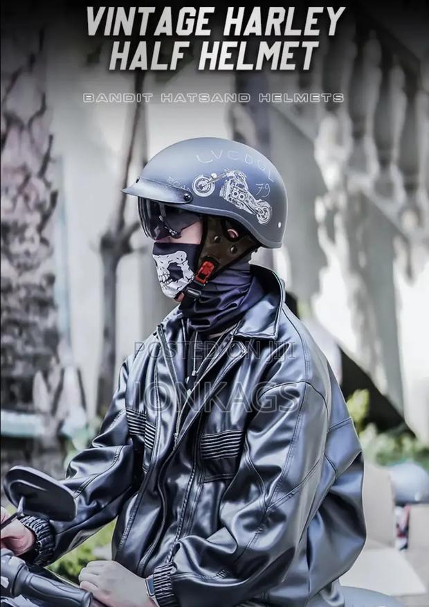 Vintage Half Face Helmet