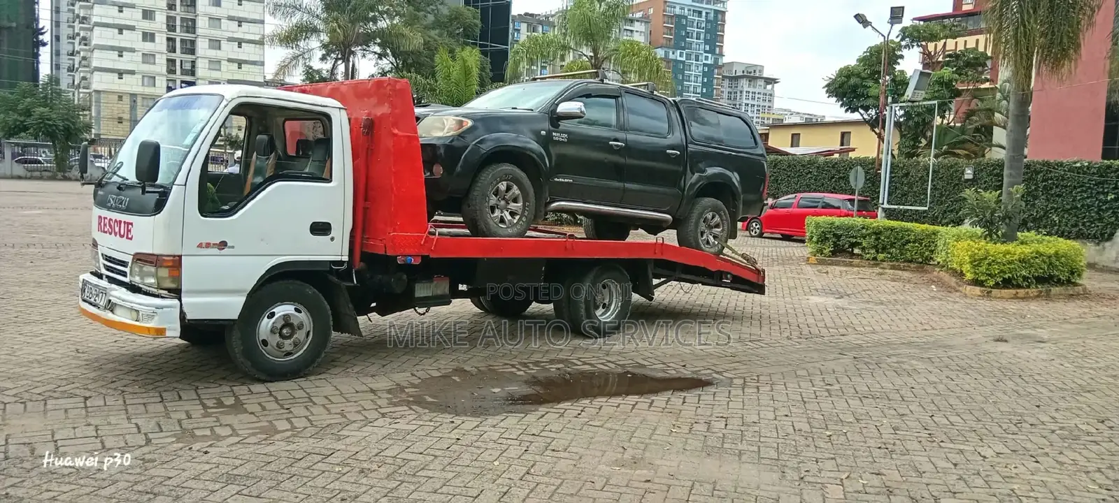 Special Flatbed Truck Aut Vehicle Towing and Rescue