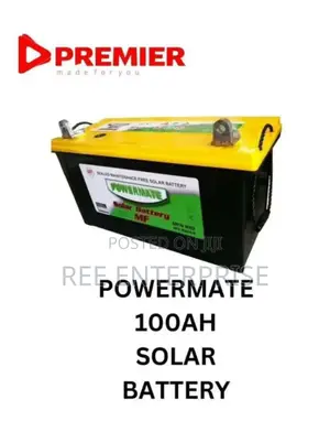 New Model Powermate 100ah Solar Battery