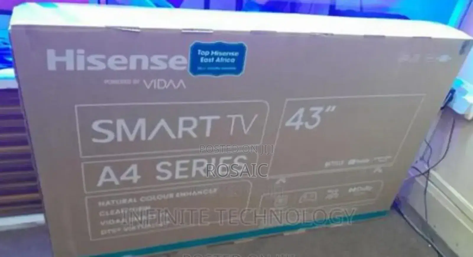 Hisense 43 Smart Tv Android Frameless With Bt A4