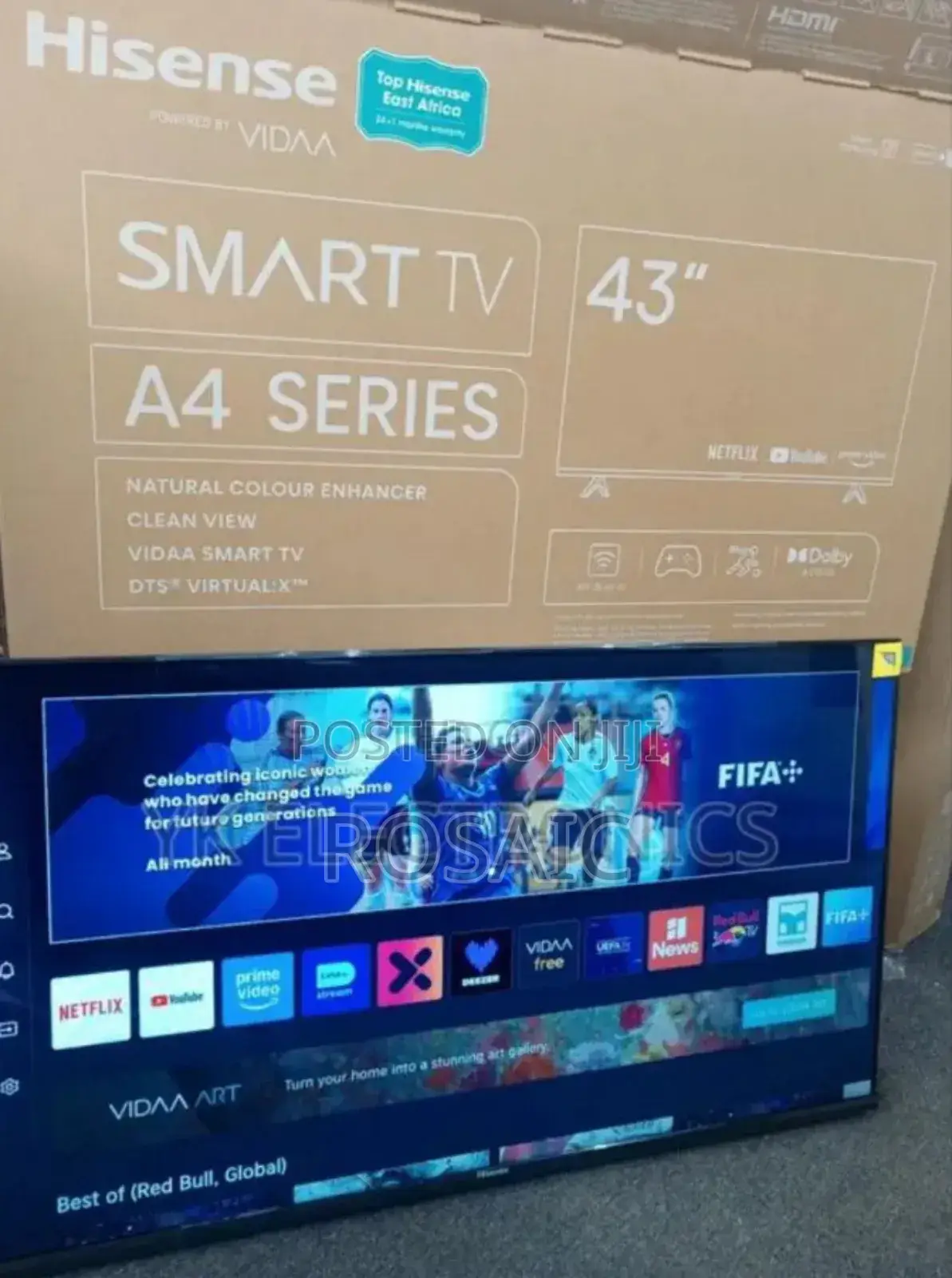 A4 Hisense 43" Smart Tv Frameless