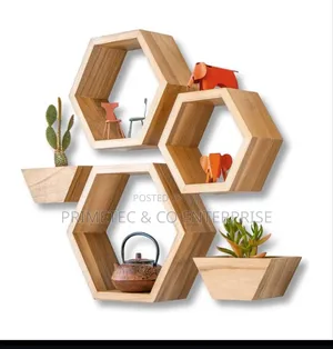 5 in 1 Floating Shelves Wooden