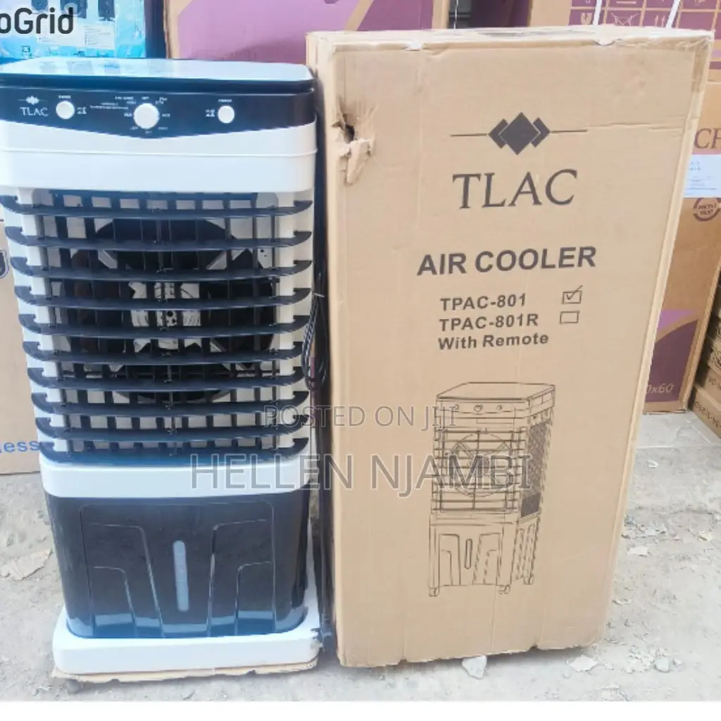 Tlac 50l Water-Cooled Air Cooler With Wheels Remote Control