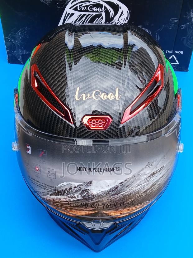 Full Face Dual Visor Motorcycle Helmet