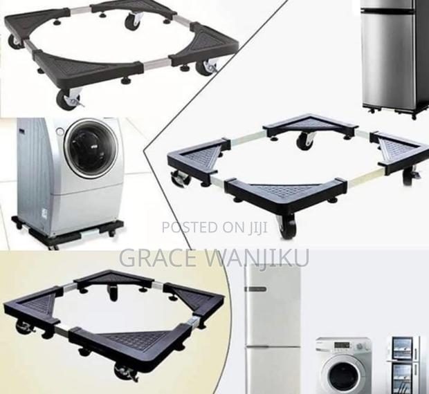*Adjustable Fridge/ Washing Machine Trolley Stand*
