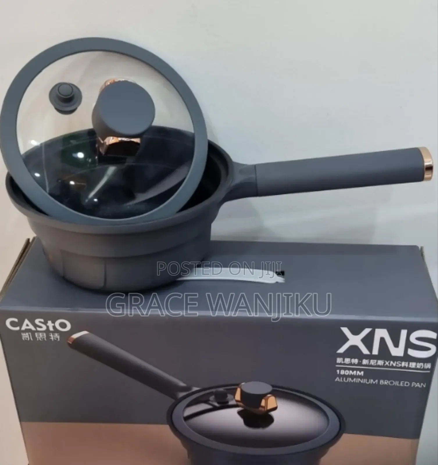 🦚Castor Xns 180mm 2litre Nonstick Aluminium Broiled  Pan