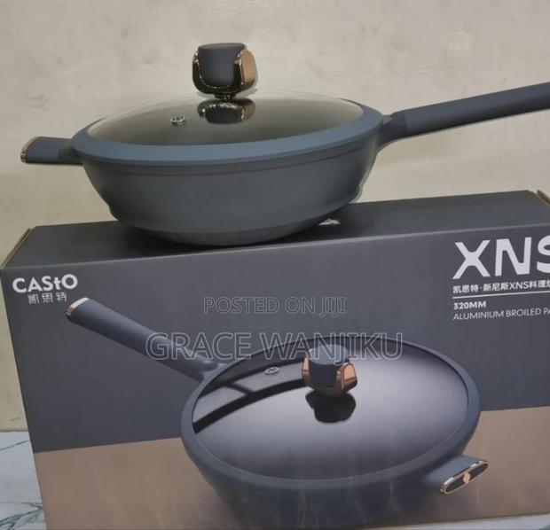 🪄
*Casto Xns 320mm 6litre Nonstick Aluminium Broiled Pan