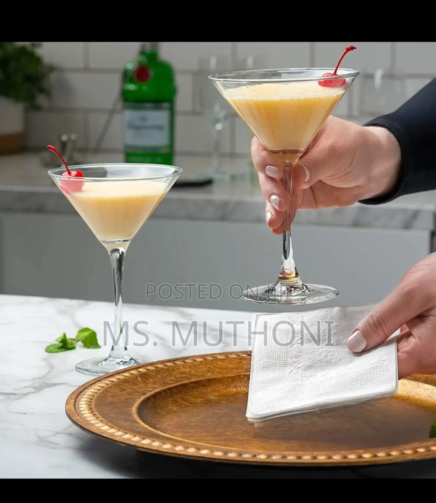 Elegant Modern Design Martin Goblet Glass