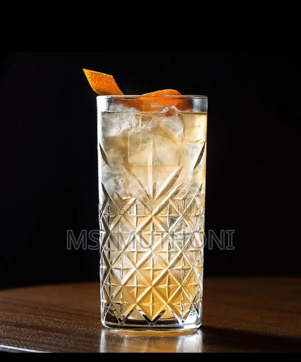 335 Ml 6 PCS Crystal Curving Highball Crystal Glassware. - main view