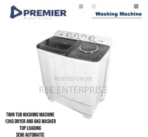 13kg Dryer and 6kg Washer Premier Washing Machine