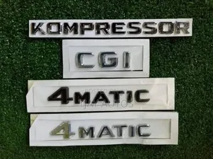 Mercedes Benz Cgi Kompressor Emblem Chrome Logo Tailgate