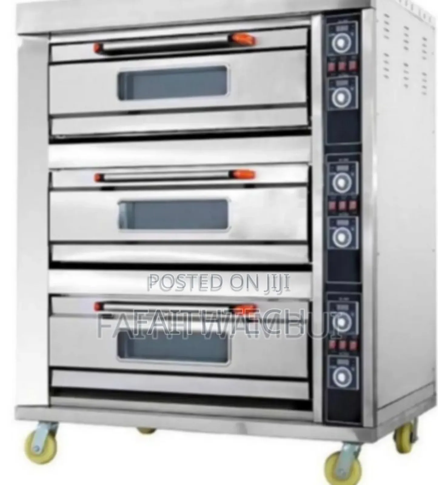 Premier Commercial Electric Oven Three Deck Six Trays
