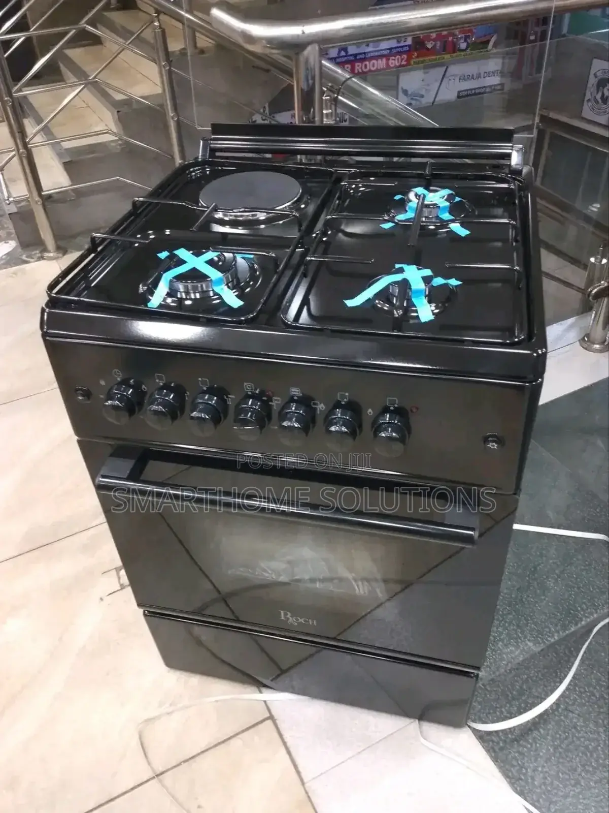 Roch Cooker 60/60 Cm Description 1. 3 Gas Jet Pipe + 1 Hot