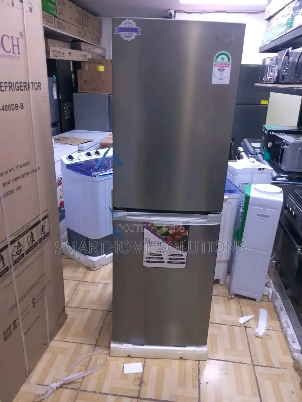 Roch RFR-290-Db-B 230litres Bottom Freezer Rc/H